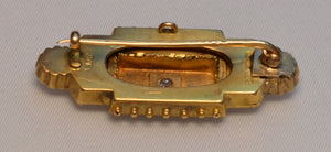 15K English Antique brooch, Ca.1860