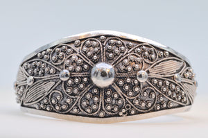 Fancy Sterling Silver Cuff Bracelet